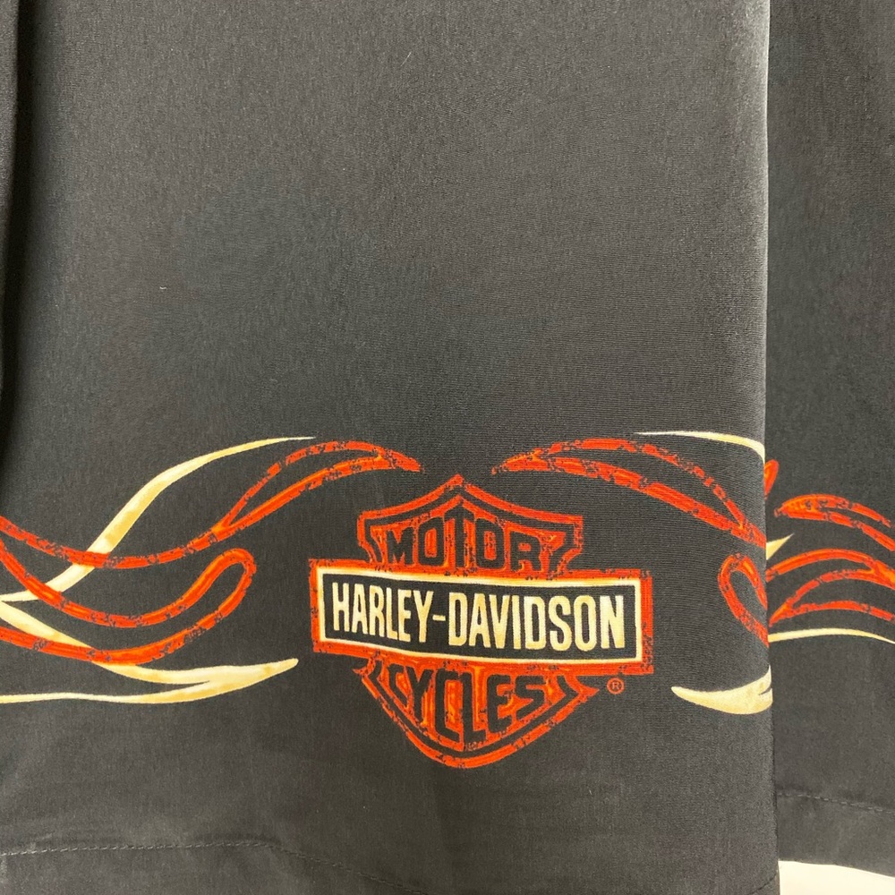 Harley Davidson fire button down - Picture 8 of 8